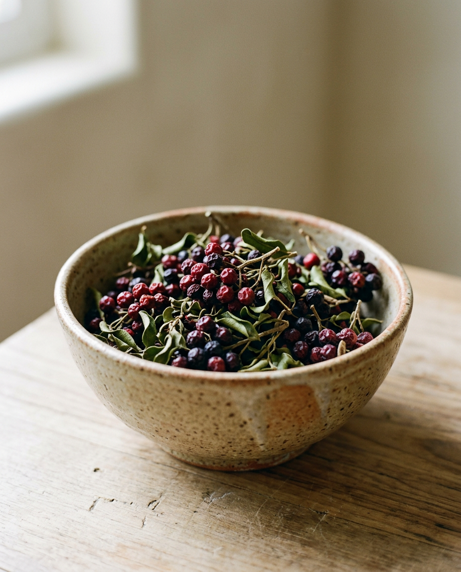 Seeking Resilience botanical ritual blend with olive leaf and Andean molle